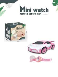 Carro De Juguete Con Control Remoto En Miniatura Color Rosa Para Reloj - Rosa - Ver 1
