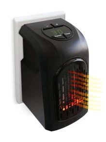 Climate Heater Mini Portable Heater 400 Watts - Black - View 4