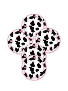 16 piezas Plato desechable con patrón de vaca - Multicolor - Ver 4