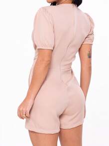 Women Jumpsuits - 米色 - 查看 2