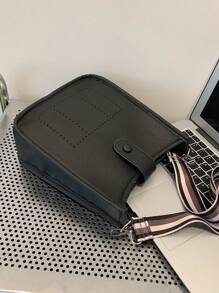 1 件迷你、时尚、简约、单肩包 - 黑色 - 查看 3