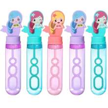 Burbujas sirena varitas de burbujas sirena juguete sirenitas 24pz burbujas para niña