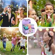 Burbujas sirena varitas de burbujas sirena juguete sirenitas 24pz burbujas para niña