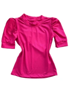 Young Girls Blouses - 粉色 - 查看 2