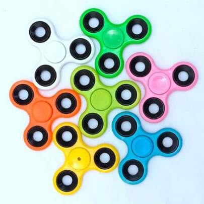 Kits c/ 5 pcs Hand Spinner Giro Brinquedo Presente Para Festa (Sem Luz)