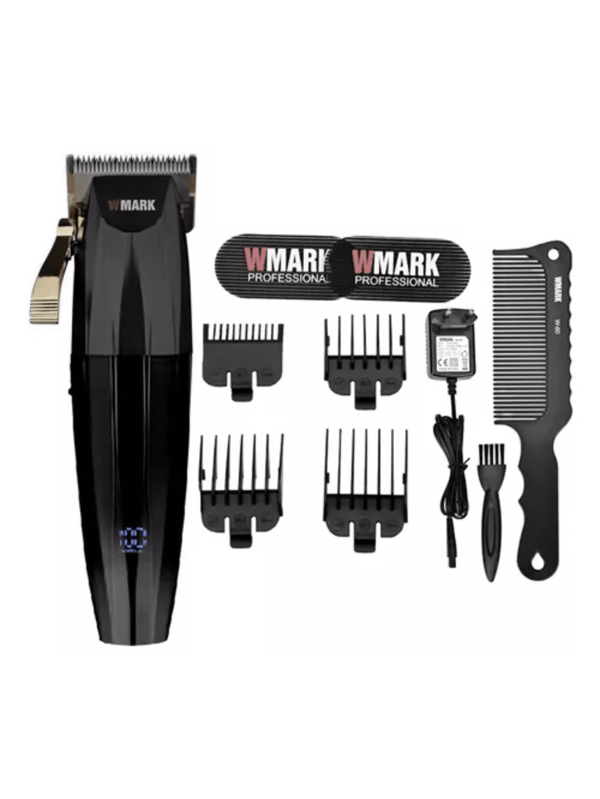 Wmark Maquina De Corta Cabelo Wmark Ng 222 Prata Profissional