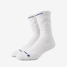1pair Men's Thickened Shock Absorbing Mid-Calf Athletic Socks, Professional Basketball Socks Sports, For Gym, Fall