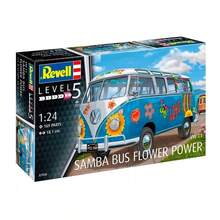 Combi To Build Revell  T1 Samba Bus Flower Power - Multicolor - View 1