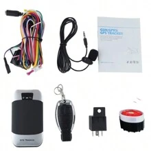 BikerBeat Mexico GPS Para Motocicleta, Auto  Rastreador Kit Completo Sirena, Control Y Chip - Gris - Ver 2