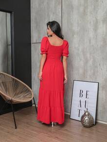 Women Dresses - 紅色 - 查看 2