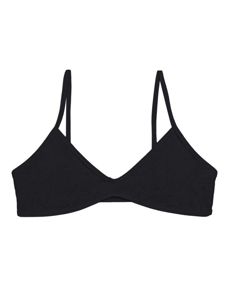 Women Thin Ribbed Bralette, Sexy Wireless Non-Padded Backless Comfortable Breathable Soft Bra, Suitable For Home Wear, Lingerie - View 3
