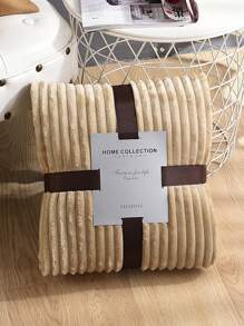 1pc Solid Color Pet Blanket, Lightweight, Suitable For Small/Medium Cats And Dogs, For Year-Round Use - Brown - View 1