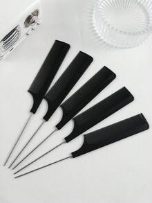 5pcs/set Women's Hair Brush Kit Suitable For Daily Use - Black - View 1