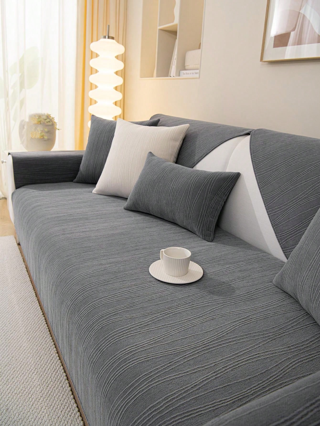 1pc Universal Sofa Cushion, Modern Style Antislip Sofa Mat For Living