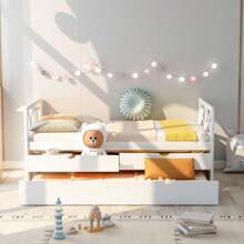 Nestfair Multi-Functional Daybed with Drawers and Trundle