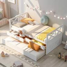 Nestfair Multi-Functional Daybed with Drawers and Trundle
