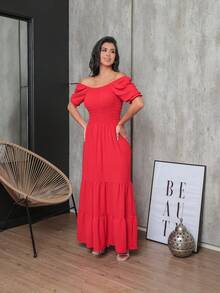 Women Dresses - 紅色 - 查看 5