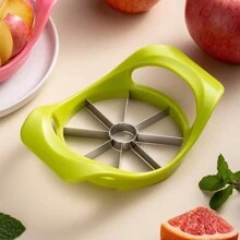 Chuyên nghiệp Apple Máy cắt lát - Thép không gỉ Apple Corer - Máy cắt quả táo Và Cốt lõi Để loại bỏ - Apple Corer Công cụ Với 8 Sắc Lưỡi kiếm - màu xanh lá - Xem 1