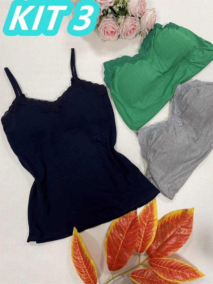 Women Tank Tops & Camis - 藏蓝色 - 查看 1