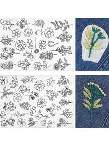 1PC Stitching Embroidery Paper Water Soluble Embroidery Stabilizer Sewing DIY Handmade Embroidery Crafts Supplies Accessories - A - View 8
