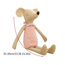 1 Pieza Ratón De Peluche En Color Rosa Claro - Rosa Pálido - Ver 3
