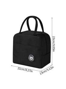 Linda Bolsa Lonchera Bolsita Lonchera Para Llevar Comida al Cole y Al Trabajo Mochila de Comida - Rojo - Ver 2