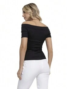 Women T-Shirts - màu đen - Xem 3