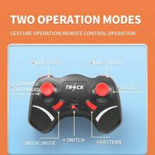 Carro control remoto todo terreo pulsela del mando gira 360 - Negro - Ver 10