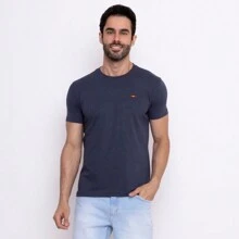 Men T-Shirts - Màu xanh hải quân - Xem 2