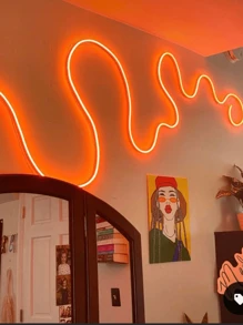 Flexible Neon Led Strip Hose Warm Light With Eliminator - 橘色 - 查看 1