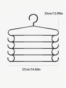 1 件褲架、領帶架(顏色和款式隨機) - 黑色 - 查看 4