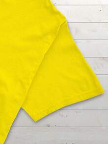 Men T-Shirts - 黃色 - 查看 4