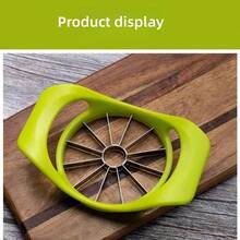 Chuyên nghiệp Apple Máy cắt lát - Thép không gỉ Apple Corer - Máy cắt quả táo Và Cốt lõi Để loại bỏ - Apple Corer Công cụ Với 8 Sắc Lưỡi kiếm - màu xanh lá - Xem 2