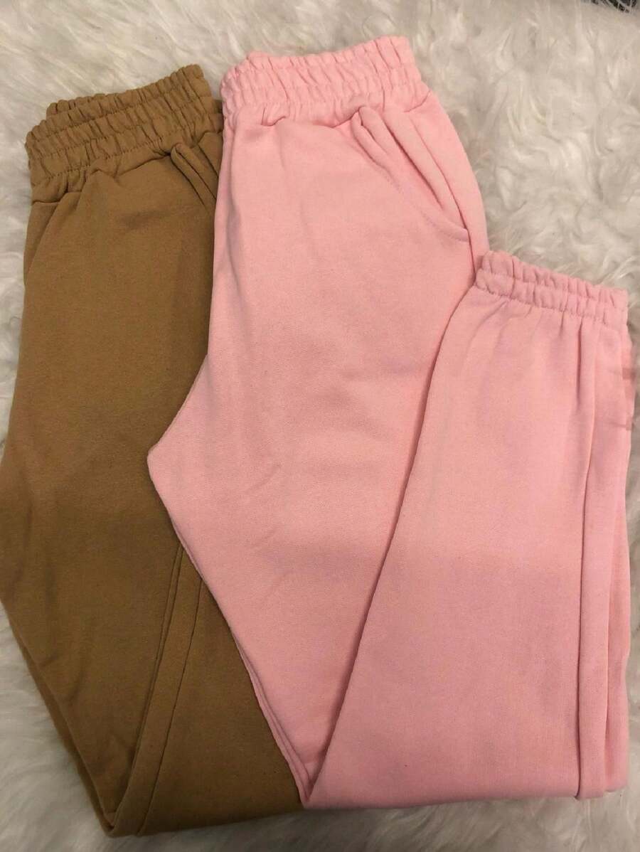 Kit 2 Sweatpants - 淺粉色 - 查看 1
