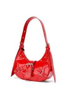 女士百搭韩版朋克摇滚单肩包