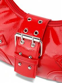 女士百搭韩版朋克摇滚单肩包