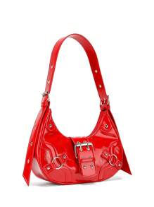 女士百搭韩版朋克摇滚单肩包