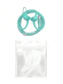 有線掛耳式入耳式耳機 - 綠色 - 查看 9