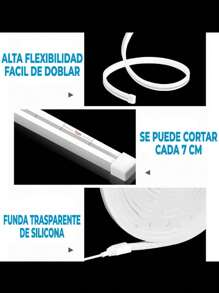 Flexible Neon Led Strip Hose Warm Light With Eliminator - 橘色 - 查看 5