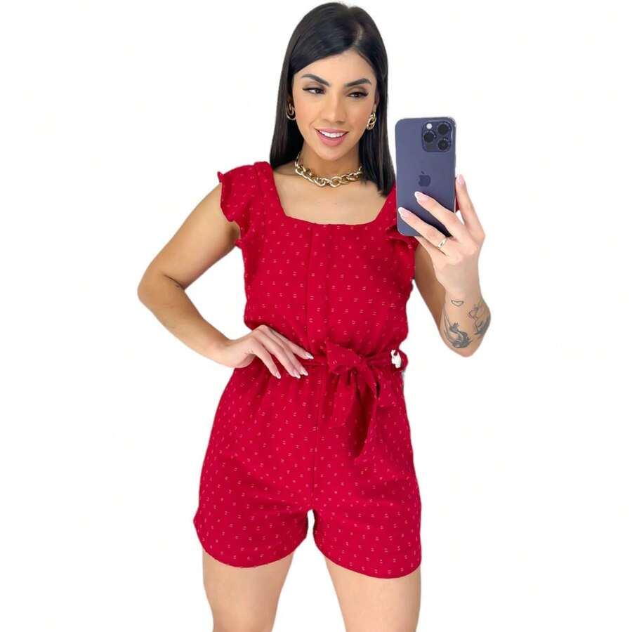 Women Jumpsuits - Đỏ - Xem 1
