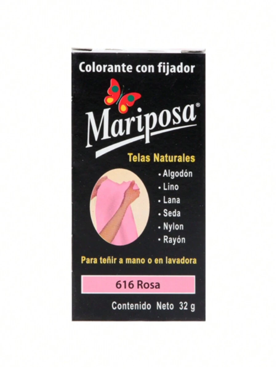 COLORANTE DE TELAS PASTILLA ROSA MARIPOSA 616 3256 - Rosa - Ver 1