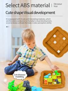 1款兒童親子恐龍冒險迷宮益智桌遊玩具,聖誕禮物 - 杏色 - 查看 3