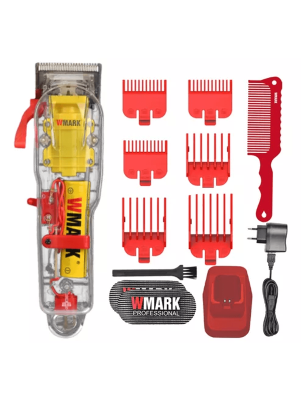 Wmark Maquina de Cortar Cabelo Wmark NG108 Pro Profissional