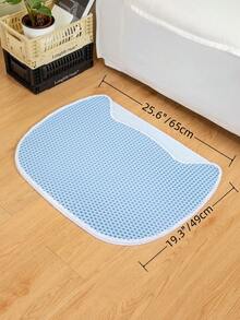 Pet Cat Litter Pad, Cat Ear-shaped, Blue - Màu xanh lam - Xem 5