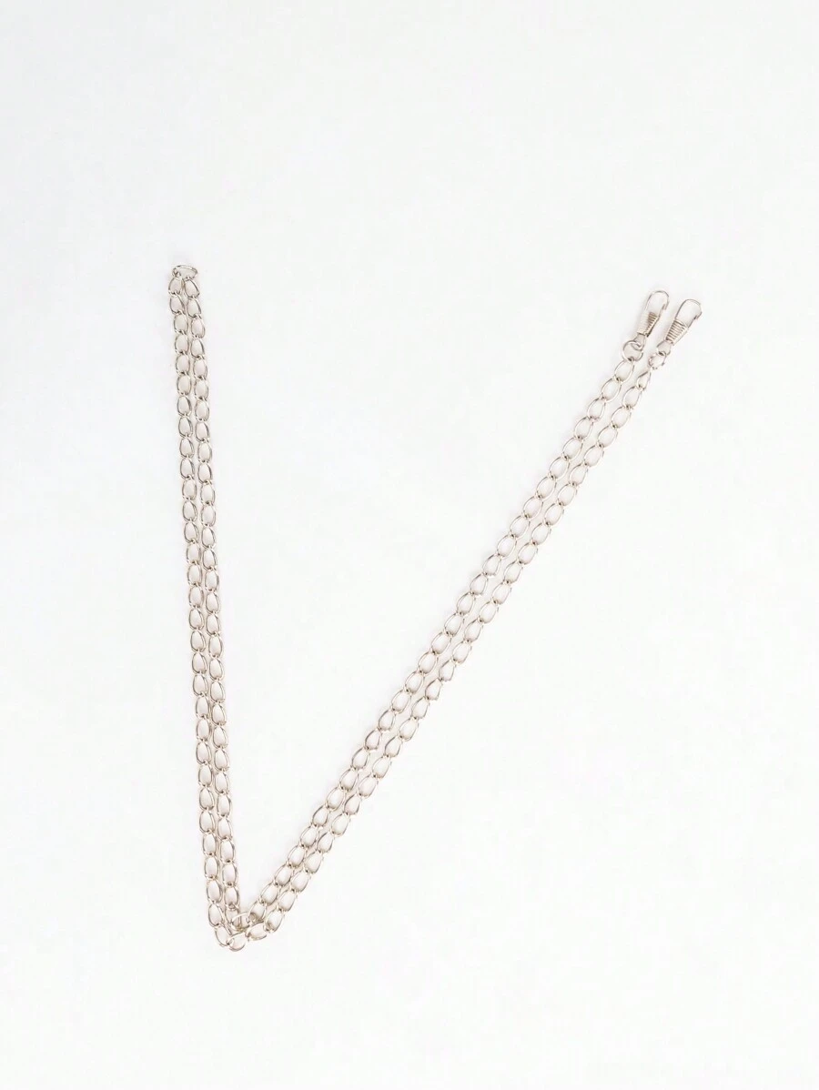 Dây Xích Bạc Túi Đeo Vai Túi Phụ Kiện DIY Phụ Kiện Dây Đeo Vai Thay Thế Có Thể Điều Chỉnh Thời Trang Bền Đẹp - Bạc - Xem 1