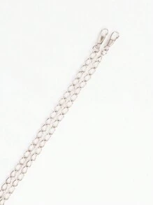 Dây Xích Bạc Túi Đeo Vai Túi Phụ Kiện DIY Phụ Kiện Dây Đeo Vai Thay Thế Có Thể Điều Chỉnh Thời Trang Bền Đẹp - Bạc - Xem 3