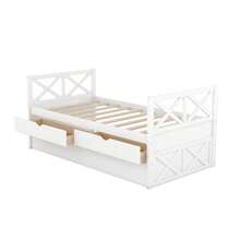 Nestfair Multi-Functional Daybed with Drawers and Trundle