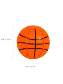 1入籃球風格彈性高蹺球/盤/足踏變形球互動戶外運動玩具 - 亮橙色 - 查看 5