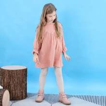 Kids Spring Black Pink Waterproof Wedding Party Prom Strap Work Boots (Toddler/Little Kid/Big Kid) - 粉色 - 查看 2