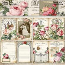 Rose Pattern Cardstock Paper - Multicolor - View 3